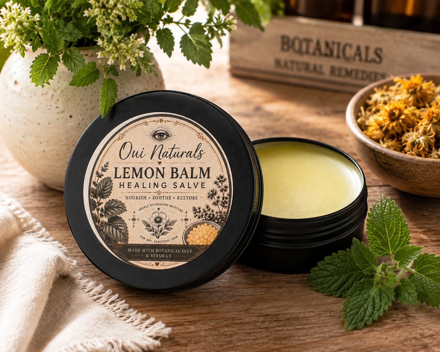 Lemon Balm Healing Salve