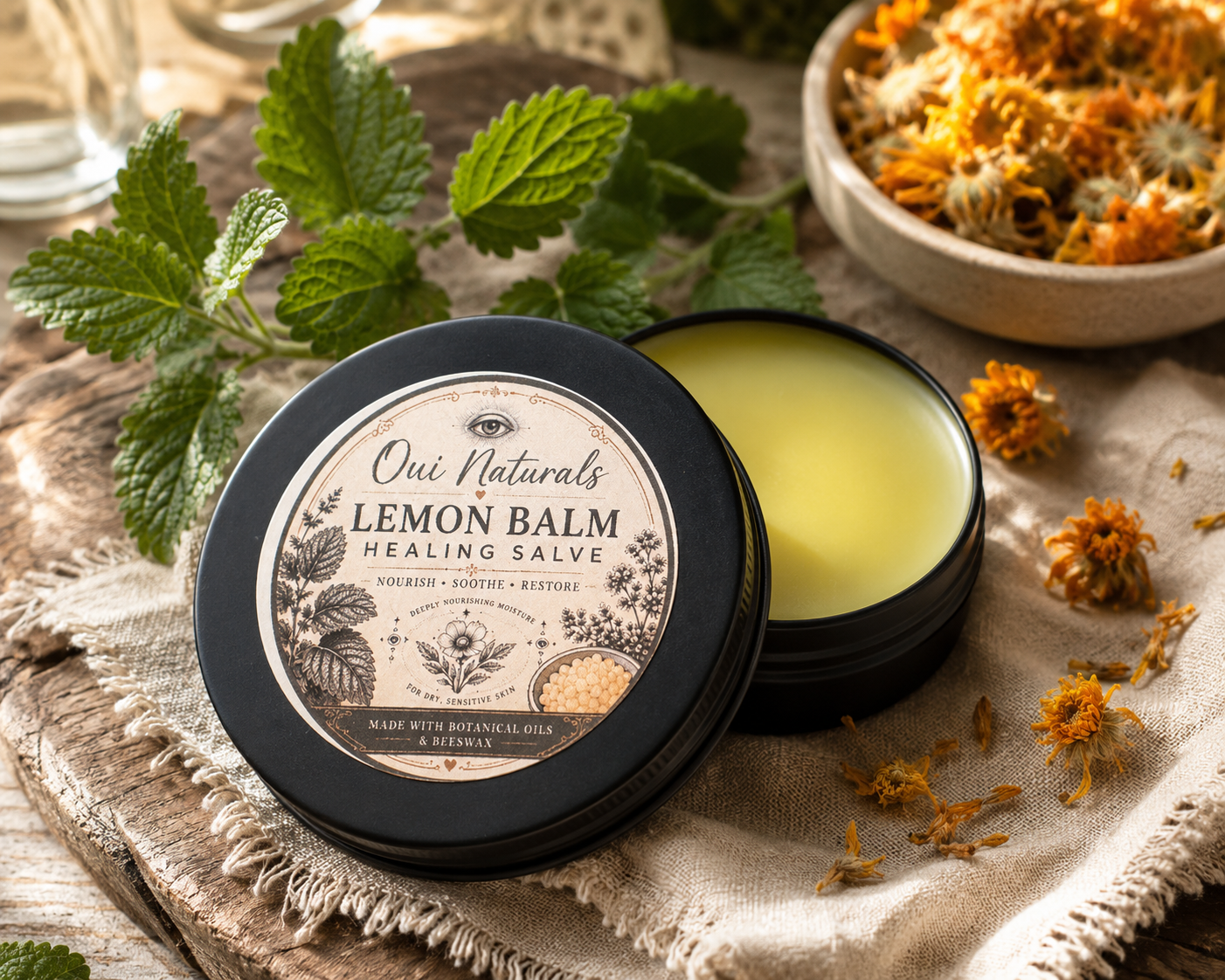Lemon Balm Healing Salve
